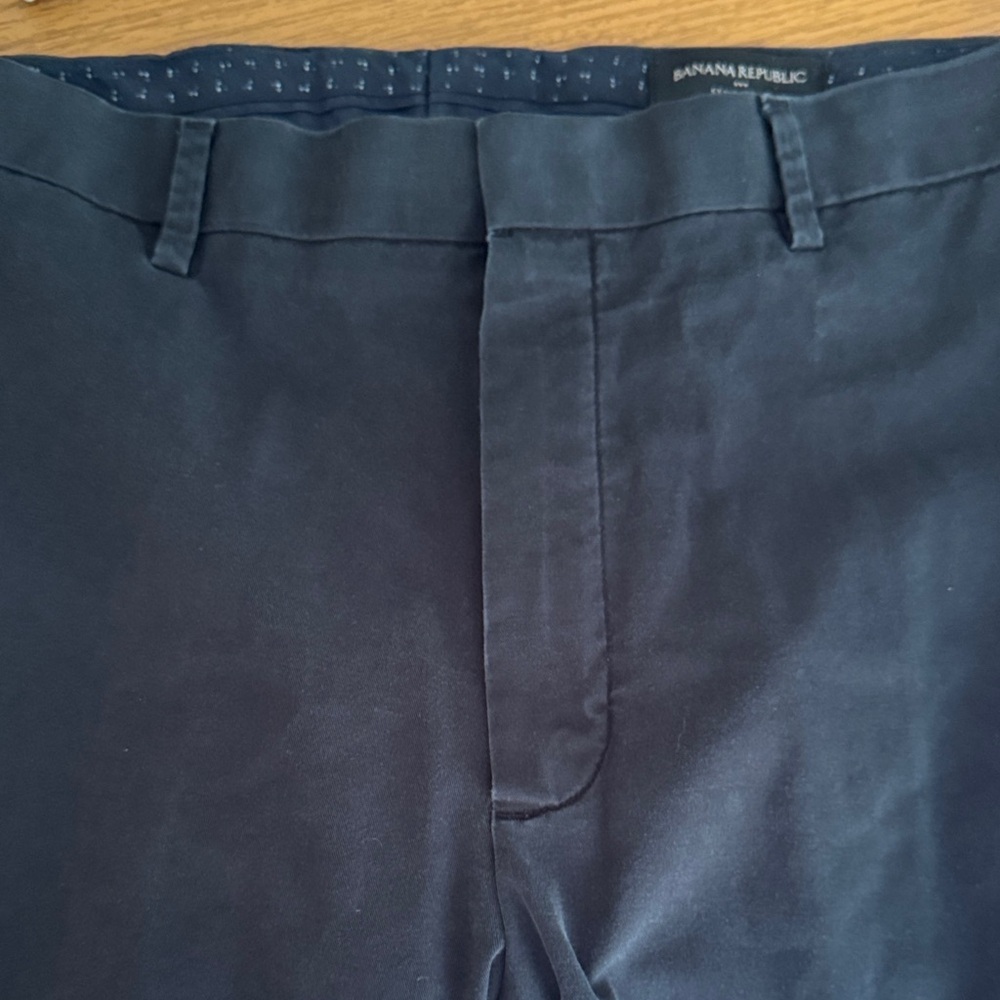 Banana Republic Men's Dark Blue Chinos